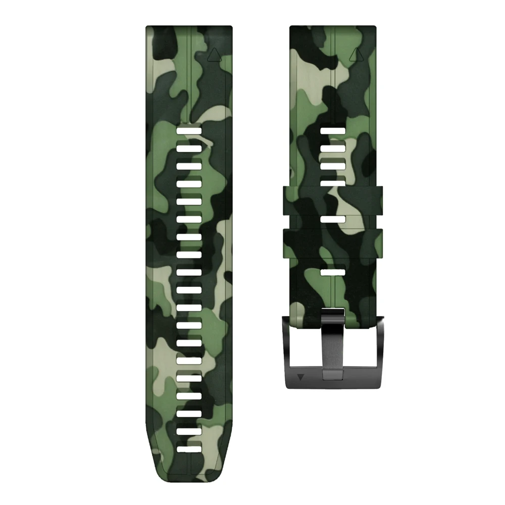 Smart Silicone Printed Wristband Bracelet, QuickFit Design, 22mm/26mm Watchband