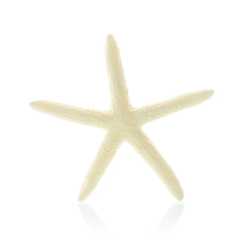 1Pc Coral Starfish Aquarium Scenery Ornaments Simulation Resin Starfish for Fish Tank Aquarium Decoration Yellow/White/Blue/Red