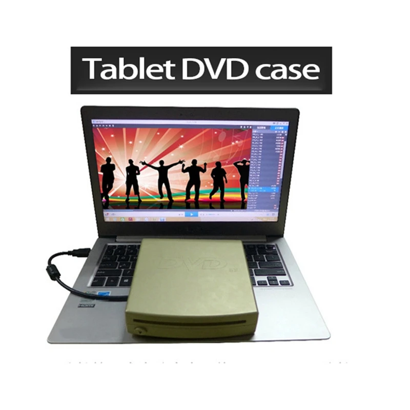 Super Slim USB Power External Car CD DVD Player Compatible with PC LED TV MP5 Multimedia Player Android Stereo Car Accessories