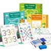 Magical Tracing Workbook Reusable Calligraphy Copybook Practice Drawing Book Toddler Learning Children Montessori Drawing Toy 1