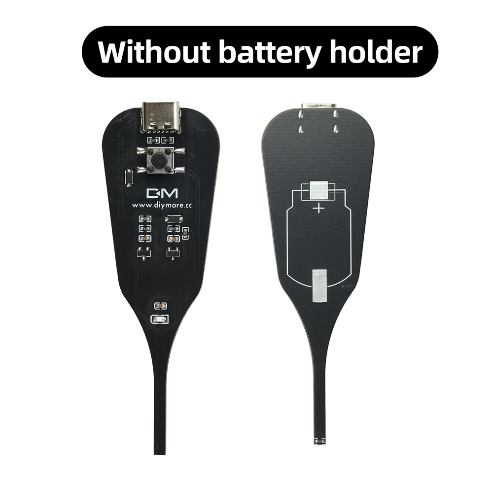 Without holder