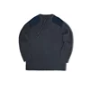 Maden Vertical Stripe Sweater O-Neck Slim Fit Men’s Retro Knitted Pullover Patch Stitching Design Classic Sweaters Men Clothing 5