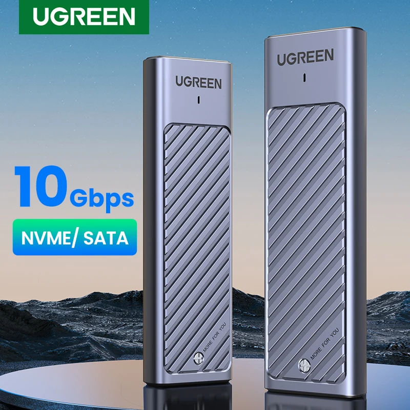 UGREEN M2 SSD Case M.2 NVMe SATA SSD Enclosure Adapter