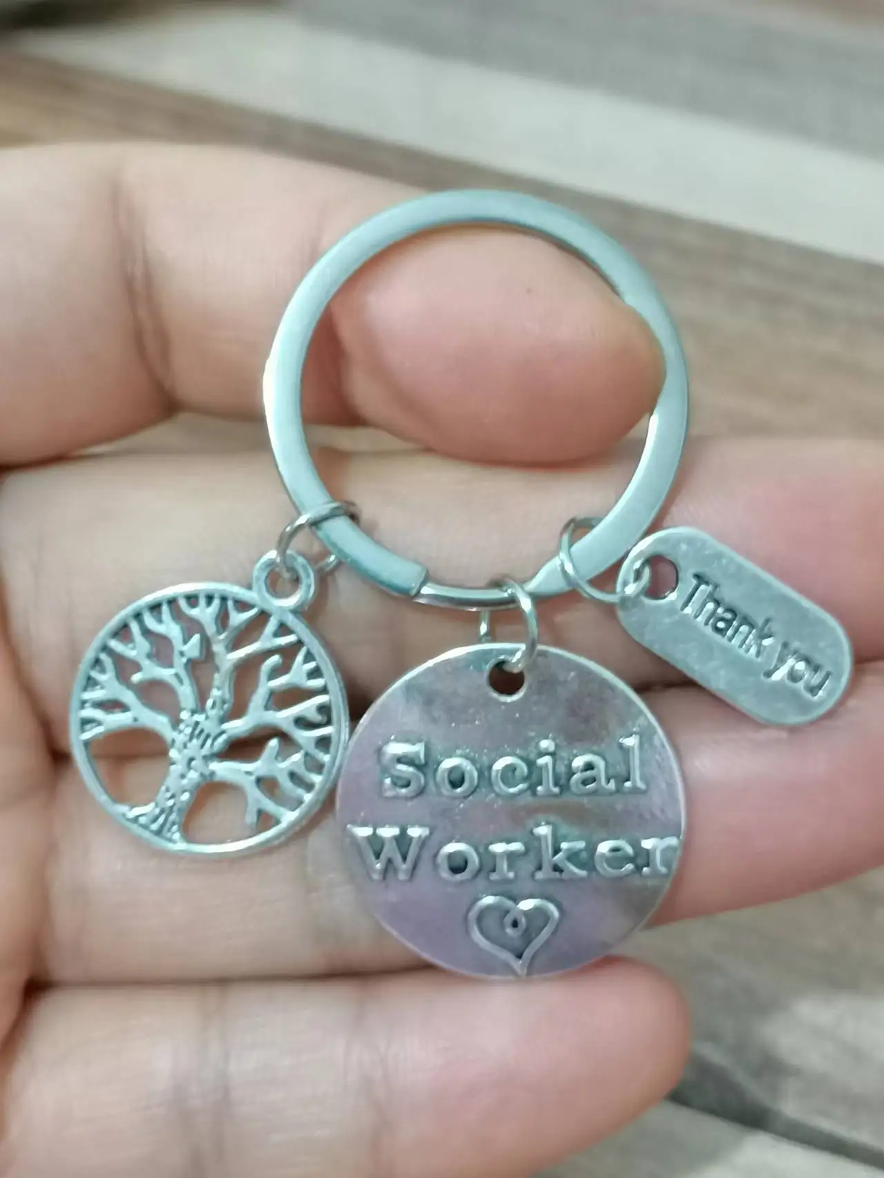 Брелок для ключей «сердечное дерево»