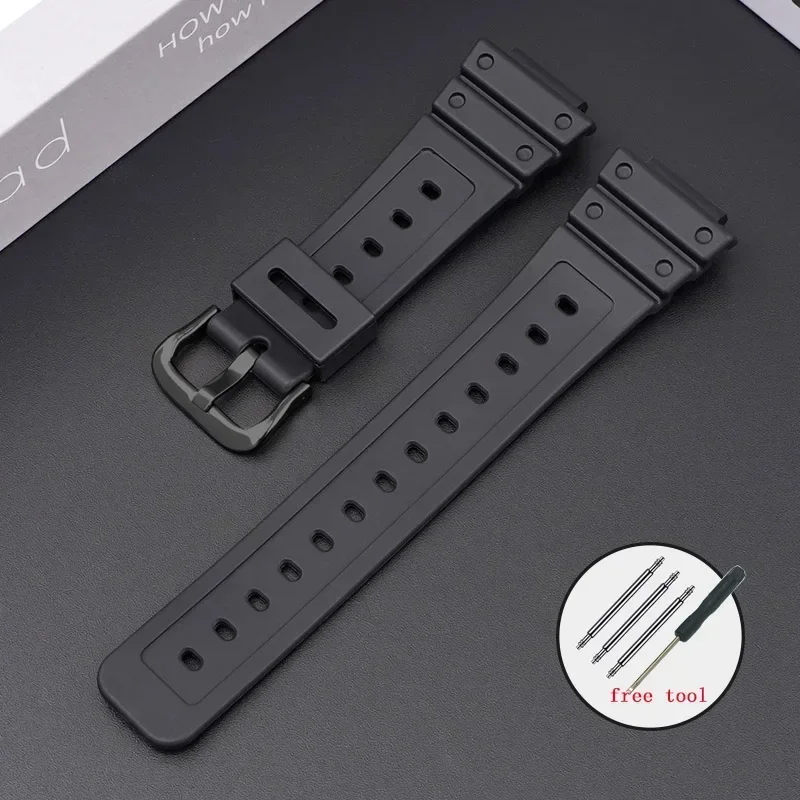 Durable Resin Diving Watch Strap - 16mm Rubber Replacement Band
