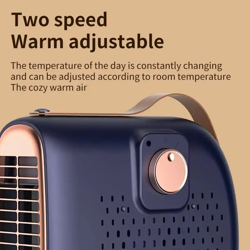 Electric Heater 1500W Portable Low Noise Electric Heater PTC Rapid Heating Automatic Constant Temperature For Office Home