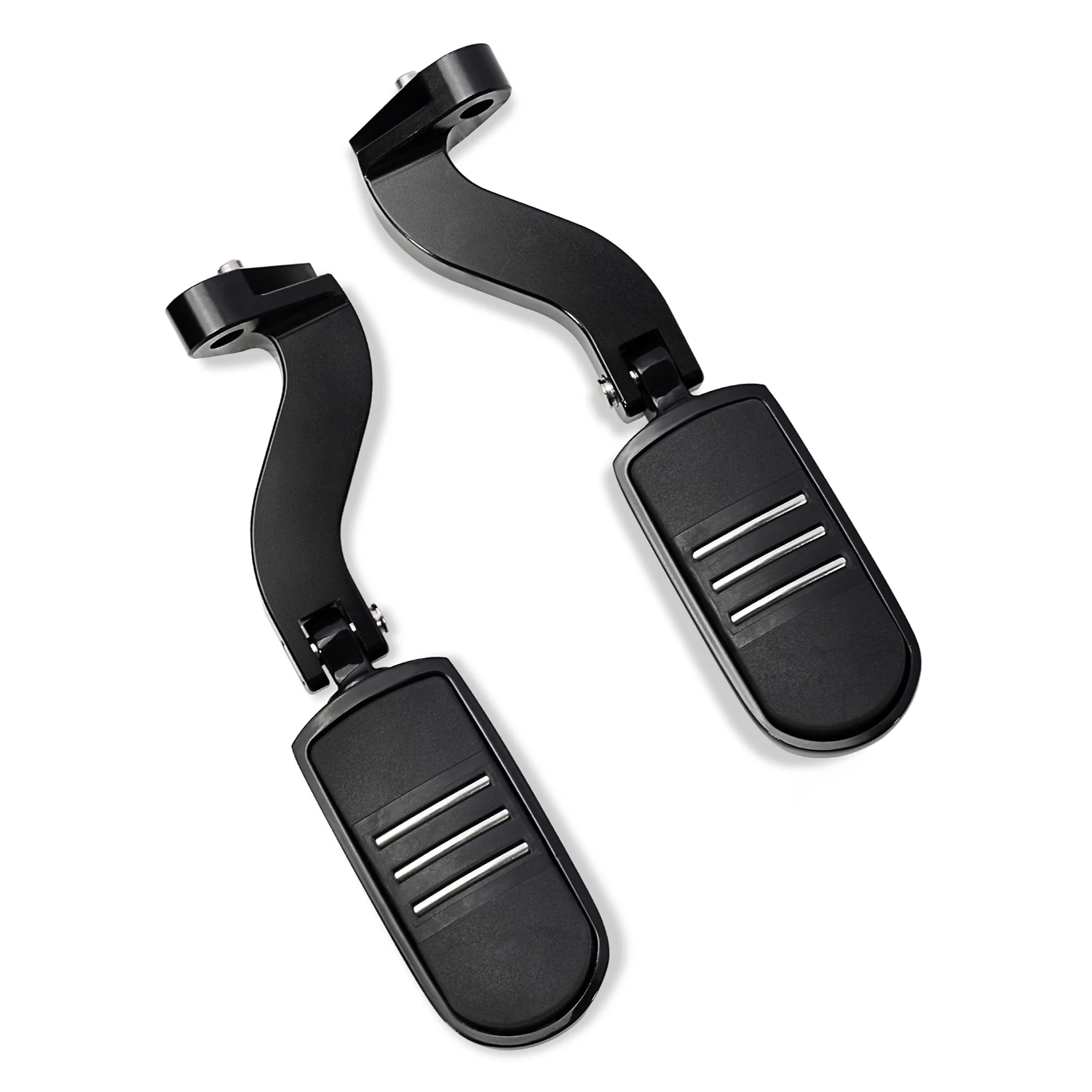 2X Rear Passenger Foot Peg Footpeg Mount Kit For Harley Road King FLHR