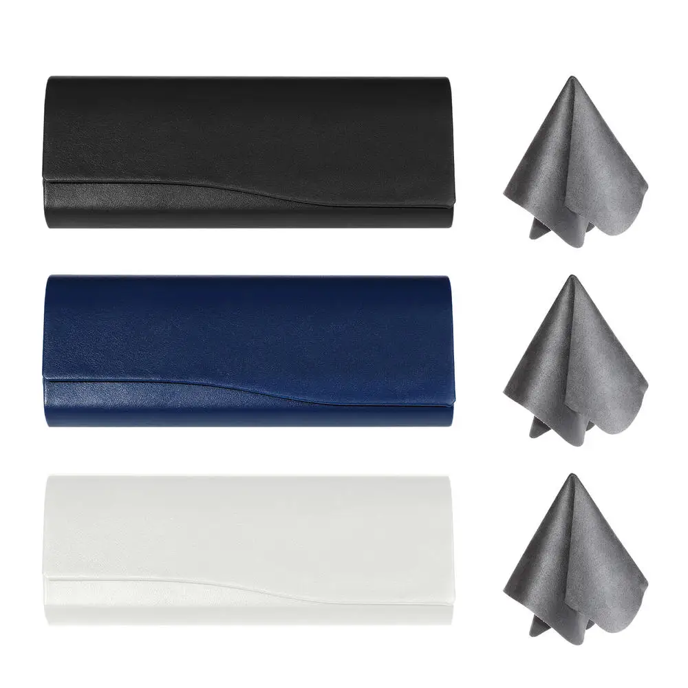 

Flap Design Glasses Case Anti-pressure Dustproof Glasses Box For Home