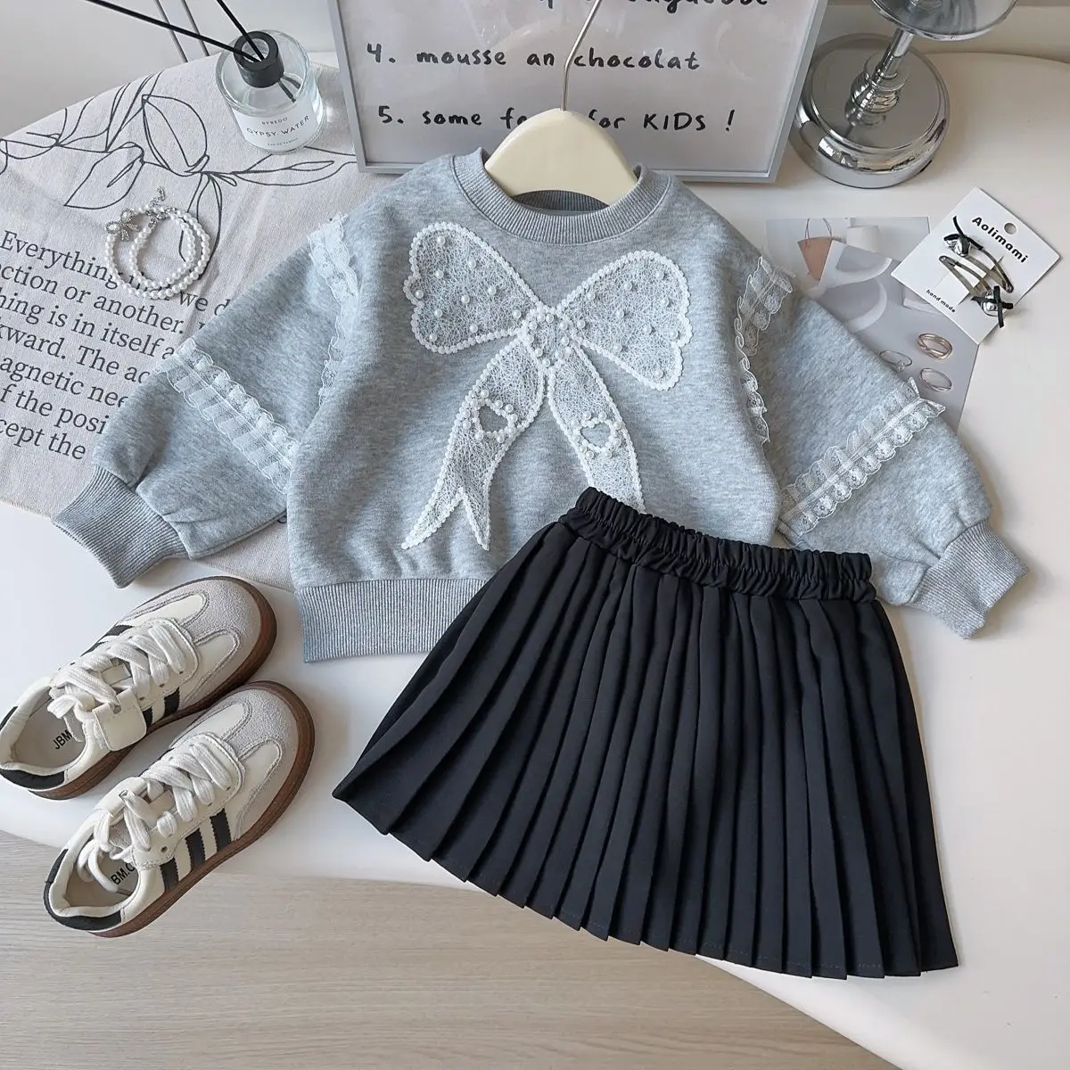 Girls Cotton 2PCS Outfit 2