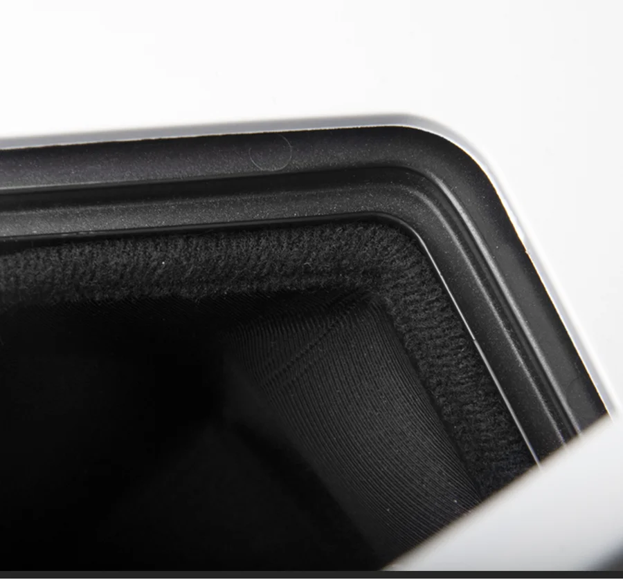 Panical Cassetto Portaoggetti Per Console Centrale Con Rivestimento, Compatibile Con Honda Gold Wing GL1800, GL1800B F6B DCT Tour 2018-2023, Colore Nero, (Senza Airbag)