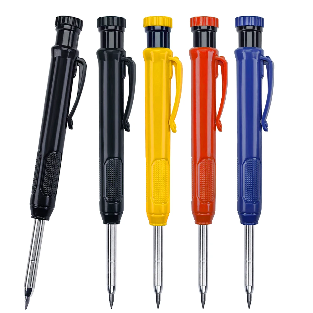 2.8mm Woodworking Automatic Pencil Carpenter Pencil Set for Art Drawing Woodworking Supplies 4pcs/Set Wholesale 4