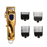 Kemei KM-2010 – tondeuse électrique pour Salon de coiffure, rétro, huile, tête Tuhao, or, barbier professionnel 3