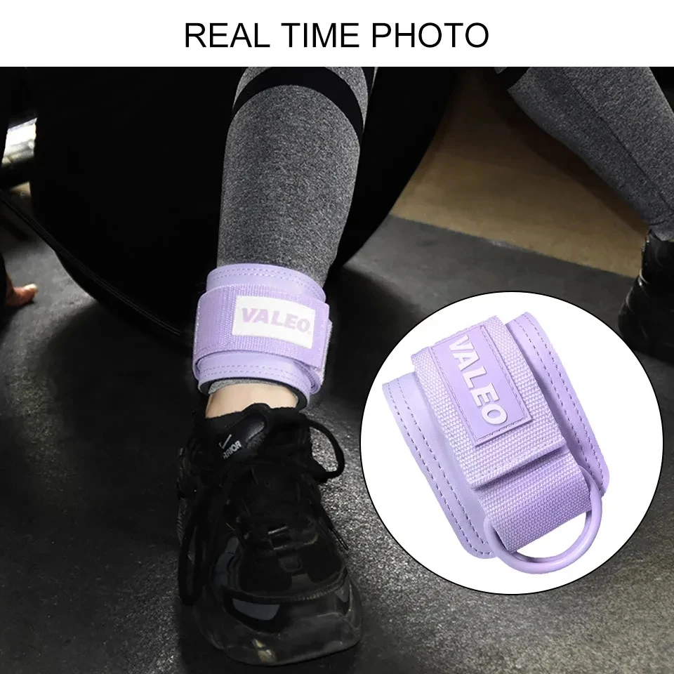 Fitness Ankle Straps Yoga Exercise Tools Ankle Buckles Stretchy Leg Bands Resistance Bands Leg And Hip Trainer Adjustable Foot Support Sleeve