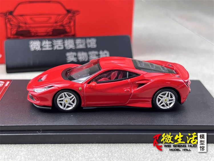 1/64 フェラーリ F8 tributo ミニカー XF Model 1/64 Ferrari F8 Tributo Alloy Toy Motor Vehicle
