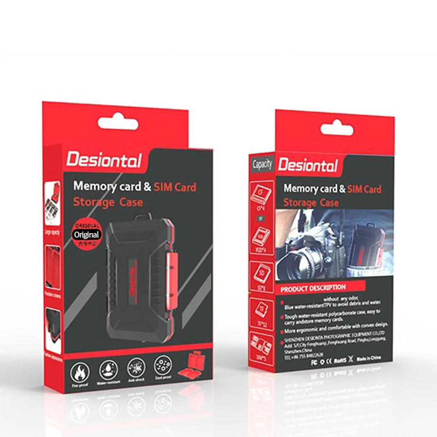 Desional E8 CFexpress B storage card case SD phone TF card case waterproof and anti drop memory card storage box