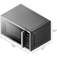 Countertop Microwave Oven 0.9 Cu. Ft. Digital Stainless Steel Microwave 900 Watt with 6 Presets,Child Lock, Kitchen, Home 2