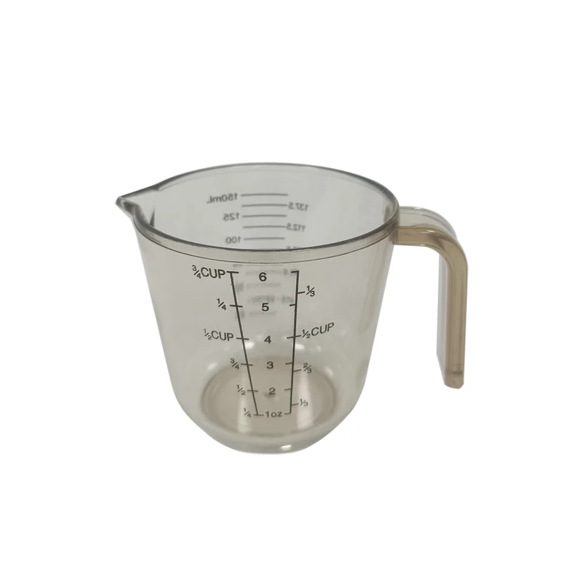 150/300/600/1000ml Measuring Cup with Scale Handle Plastic Tip Mouth Jug Cup Transparent Pour Spout Mixing Cup Measuring Tool