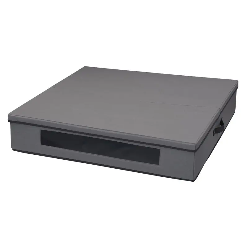 

Wreath Storage Container, 30 Inch Box with Handles, Gray