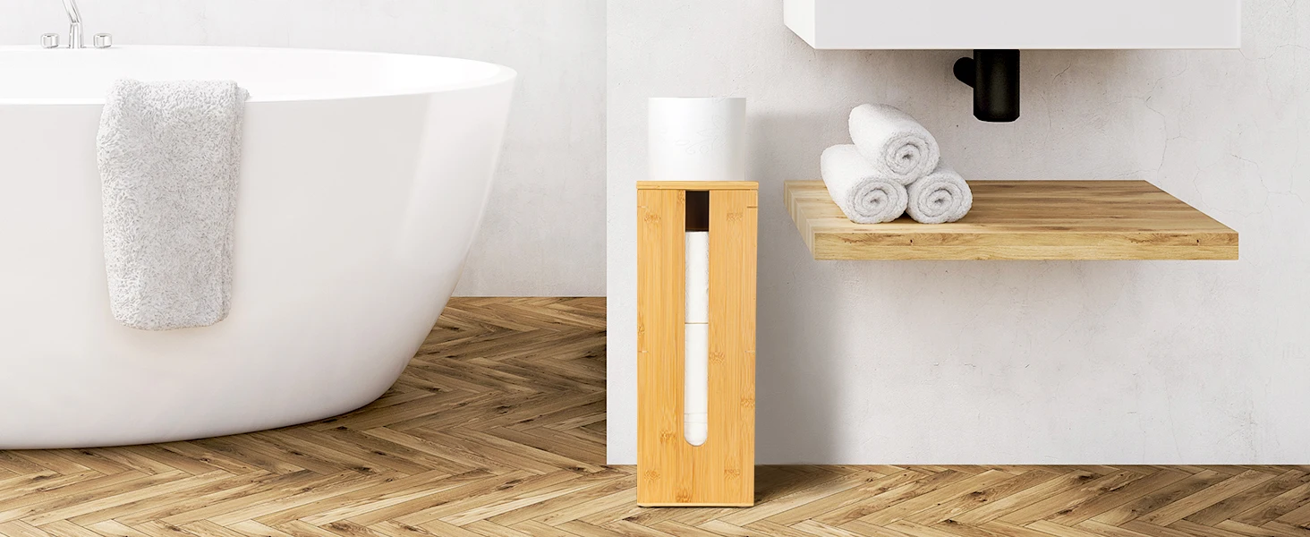 bathroom organizer bamboo bathroom bamboo toilet paper toilet paper holder toilet paper holder stand