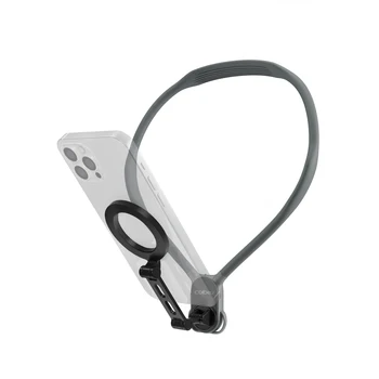 Suporte Magnético para Pescoço em Formato de U para Celular com Selfie Stick - Portátil, Eficiente e Multifuncional, Coibeu