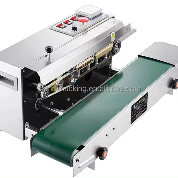

Chinese Import Vertical Plastic Bag Heat Sealing Machine 220V Engine Powered Beverage Medical Carton Foil Paper Pouch Belt