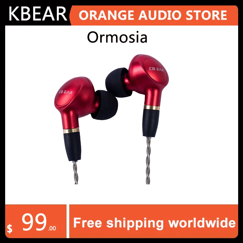 

KBEAR Ormosia 10mm Dynamic+Composite BA In Ear Monitor Headphone MMCX Earphone WIred Earbuds Headset KBEAR INK IEM TRI x HBB KAI