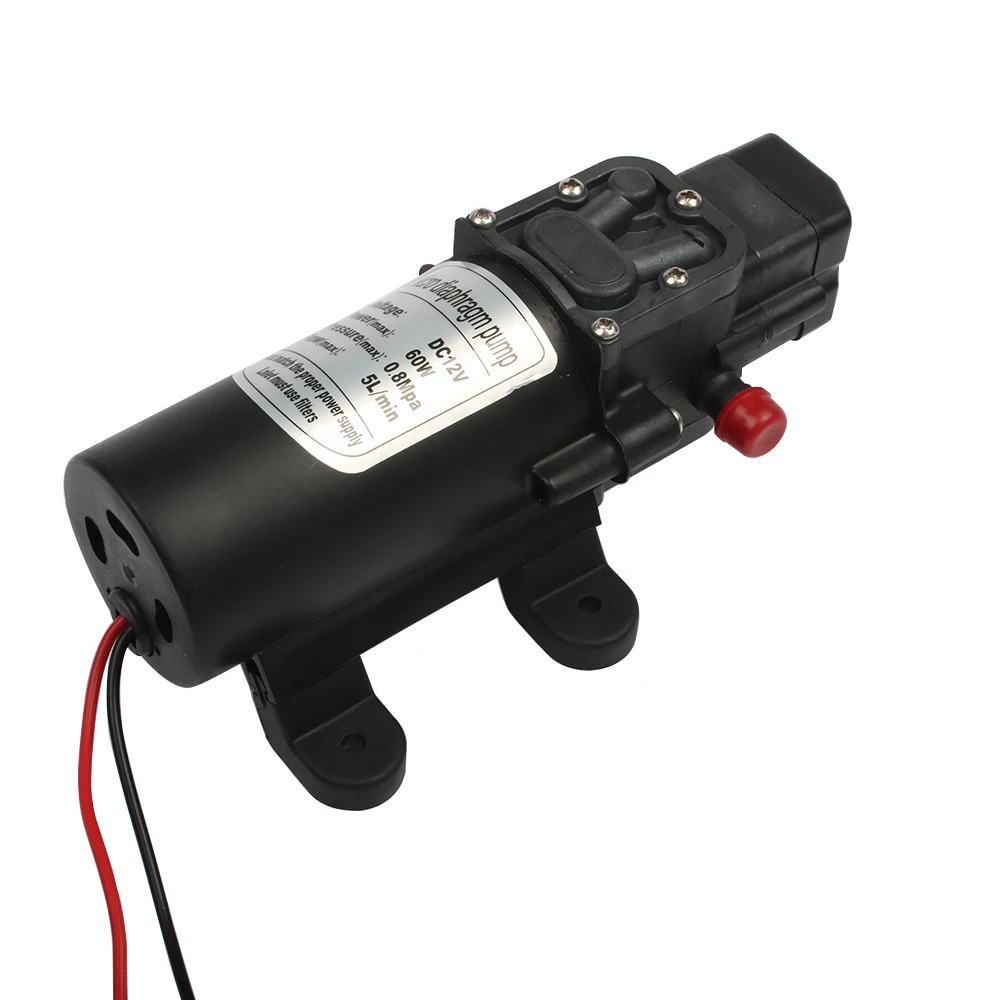 Powlance DC 12V 60W High Pressure Micro Diaphragm Water Pump Automatic Switch 5L/min