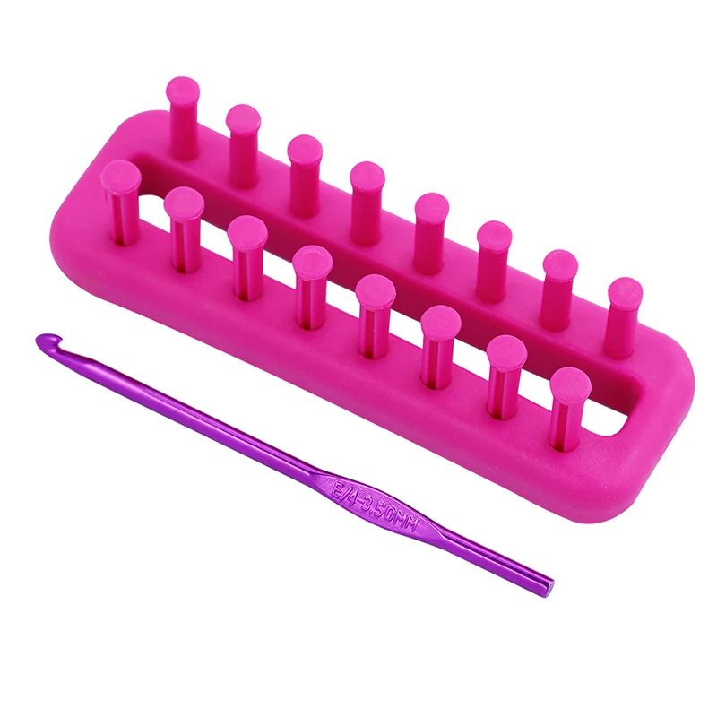 Knitting Loom 1 Set Rectangle for Sock Sewing Scarves DIY Craft Tool Mini Loom Kit