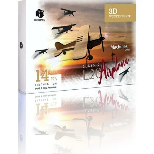 

Pershang Single Ballet The PLANE L20 14 Piece WOODEN 3D Puzzle