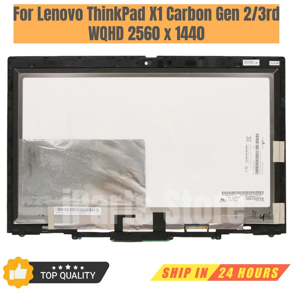 iParts Replacement New Display for Lenovo ThinkPad X1 Carbon Gen 2