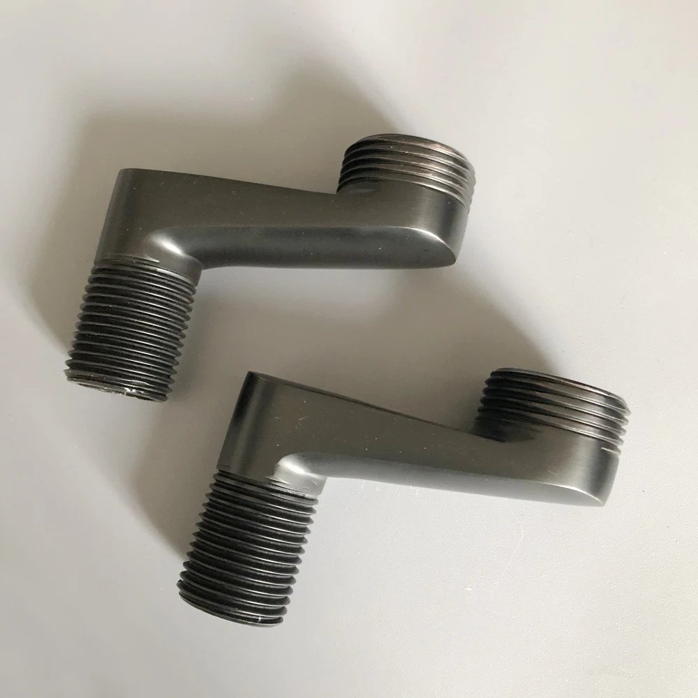 2 Pcs Black Oil Rubbed Brass Bathroom Accessories Claw Foot Bathtub Faucet Adjustable Swing Arms zba180 faucet accessories