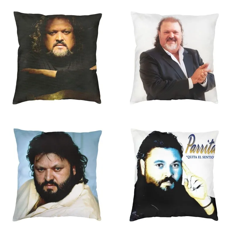

Vicente De Castro Parrita Square Throw Pillow Case Home Decoration Spanish Flamenco Singer Cushions Cover for Sofa Car Seat