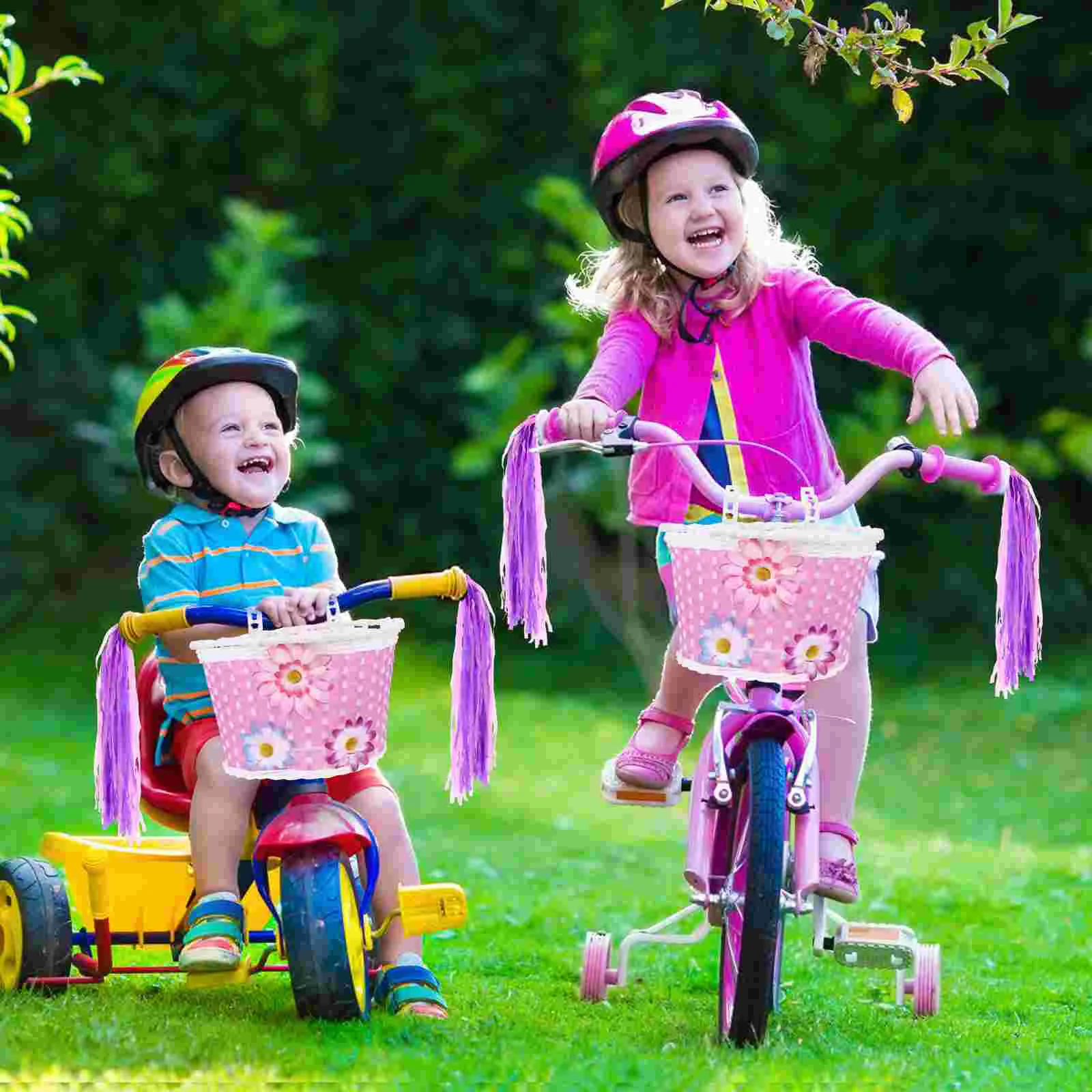 

Bike Accessorys Children's Car Basket Motorized Scooter for Adults Cycling Handlebar