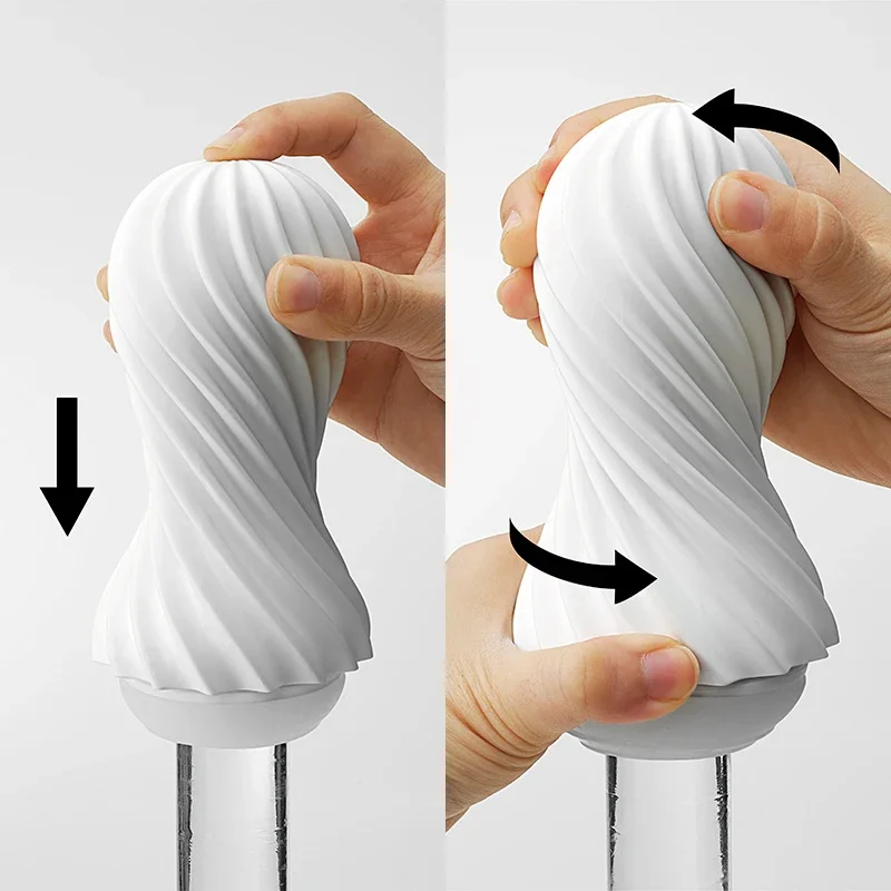 TENGA FLEX Flexible Spiraling stimulation penis Cup,Vagina Real Pussy Male Masturbator Cup Sex Toys for Men Sex Products