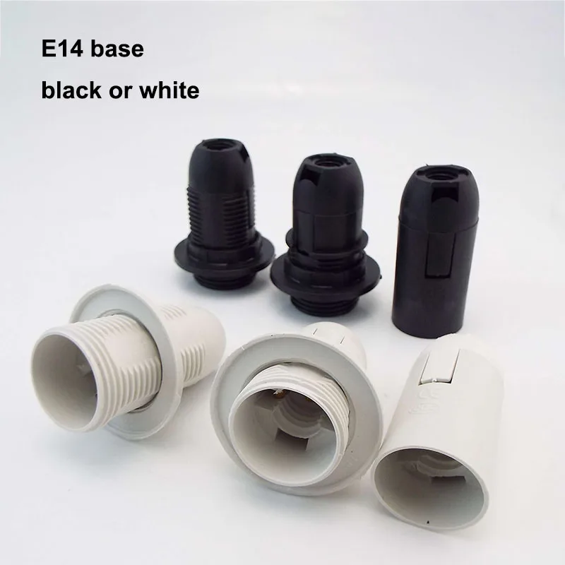 power socket led Light Bulb Lamp base Converter for E27 E14 cap head power Holder electric Pendant Screw Lamp shade 220V 110v