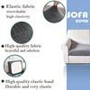 High Quality Thick Jacquard Sofa Cushion Cover For Living Room Anti-slip Anti-dust Solid Color 1PC Elastic Sofa Cover 3