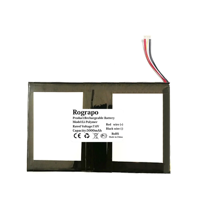Bateria para Tablet Ultrabook Fios Novo 10 Pinos Fios Hs4885140 4887160 7.6v 5000mah - Imagem 4