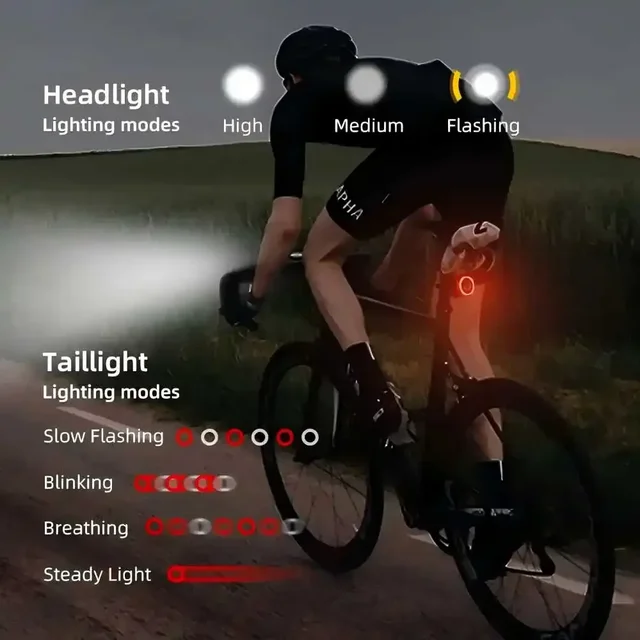 SF33R Bicycle Anti-theft Alarm Smart Brake Sensing Taillight Bell Function Wireless Remote Control Find The Vehicle Location 5
