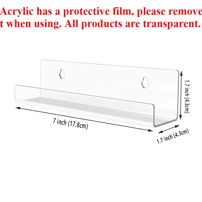 Sistema di archiviazione in acrilico - Supporto da parete per dischi in vinile - Espositore - Porta dischi in vinile - 6 pezzi - Trasparente | Leroy Merlin
