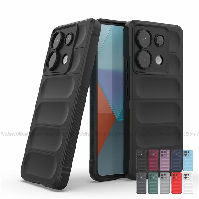 Para Xiaomi Redmi Note 13 Pro 5G Funda de teléfono TPU (Negro)