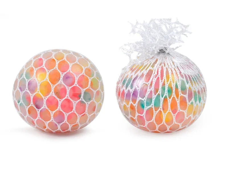 Die Regenbogenperlen druckreduzierende Kugel Squishy Fidget Toys Lustiger Stressabbau Reduziert den Druck Requisite für Kinder und Erwachsene – Detail 4