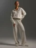 Bornladies Winter Thick Women Knitted Suits Soft 2 Pieces Sets Female Polo Neck Sweater & Wide Leg Pants Knitted Outfit 6