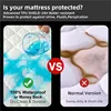 Waterproof Fitted Sheet, Thickened Quilted 100% Waterproof Mattress Cover, Mattress Protector, Bed Cover For Living Room 160x200 4