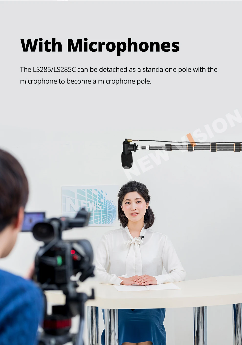 QZSD LS-255/285 Reverse folding light stand Photography outdoors Portable tripod