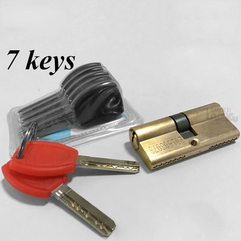 

60-110MM Cylinder Hardware Door Skew Lock, AB Cylinder Key, Elongated Core Anti-theft Entry Brass Door Lock, Custom