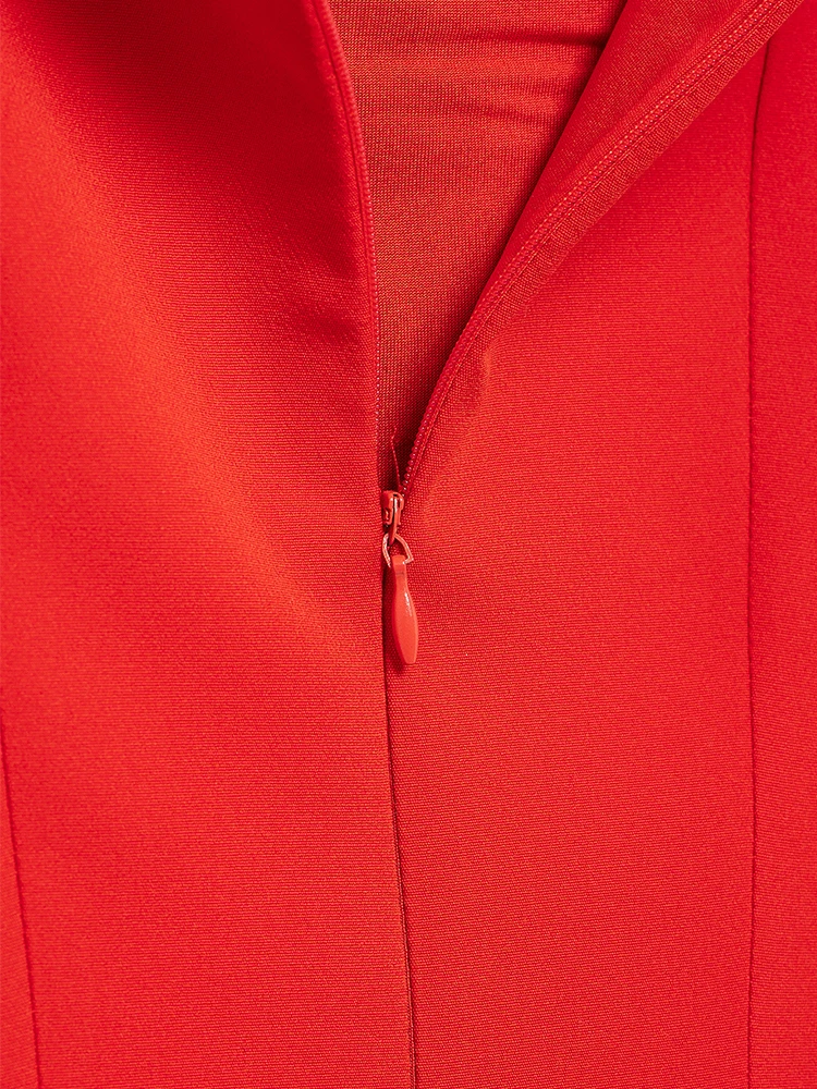 TFMLN Elegant Women's Solid Pleated Mini Dresses 2025 New O-neck Sleeveless Chic Party Dress Sweet Back Zipper Causal Dress