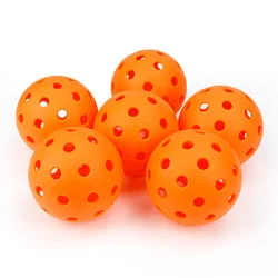 Premium Outdoor Pickleballs - Durable 40 - Hole Design - Available in Sets of 6, 12, or 24 (6Pcs Orange)