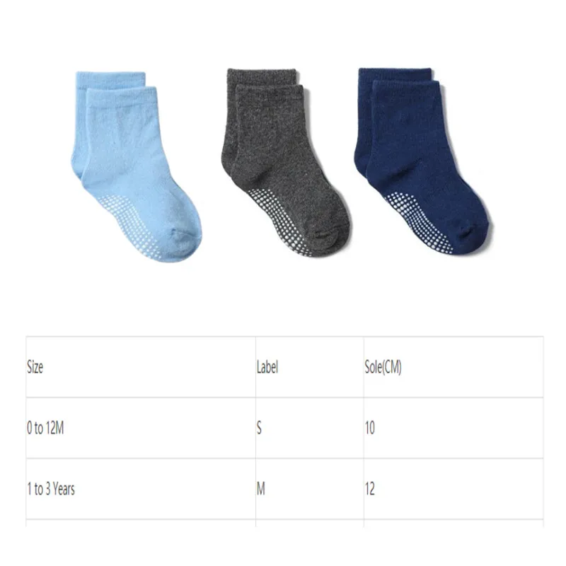 Children's Rubber Grips Anti-Slip Trampoline Socks Set