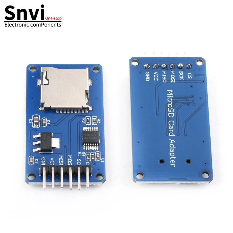 Micro-SD-Kartenmodul/Mini-TF-Karten-Lese-/Schreibmodul/SPI-Schnittstelle/Stromversorgung mit Pegelumwandlung