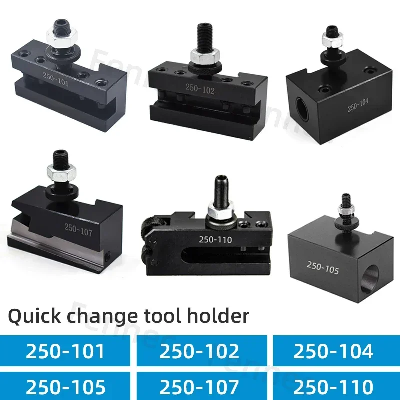 Quick Change Tool Holder Lathe Turning and Facing Tool Holder 250-101 102 104 105 107 110 CNC Lathe Precision